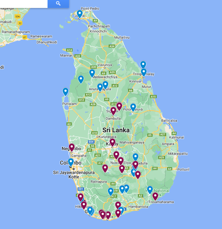 3 semaines au Sri Lanka : itinéraire